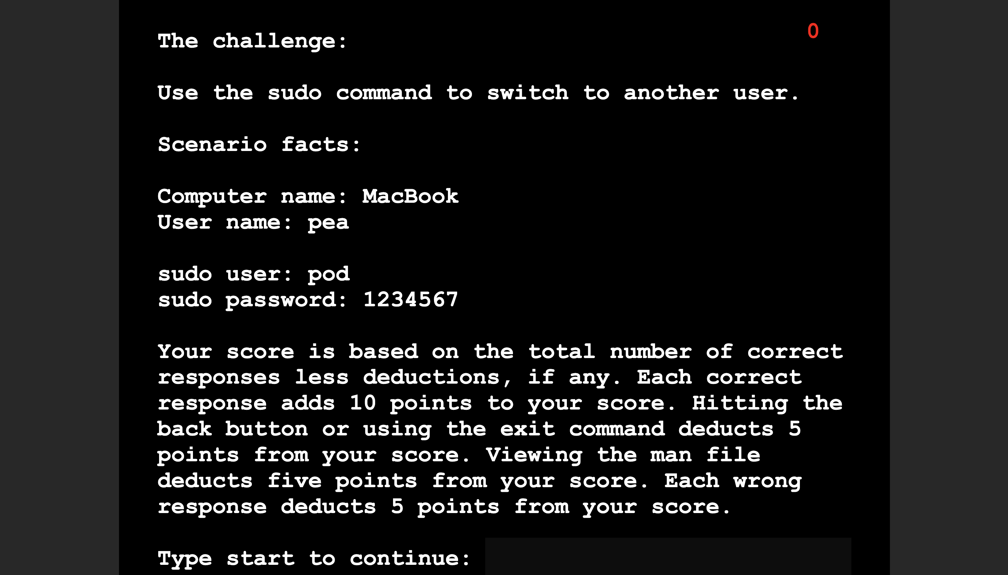 Console Demonstration